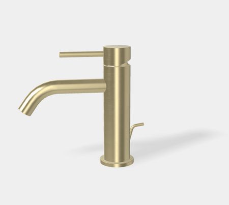 Смеситель для раковины Fima Carlo Frattini Spillo Up F3031XSHS1 цвет Шампань брашированная 46475₽