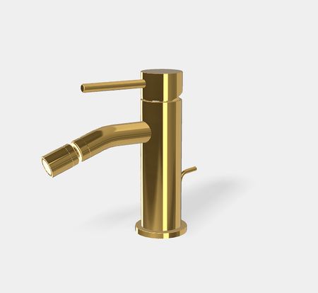 Смеситель для биде Fima Carlo Frattini Spillo Up F3032XSOR2 с донным клапаном цвет Золото 47168₽