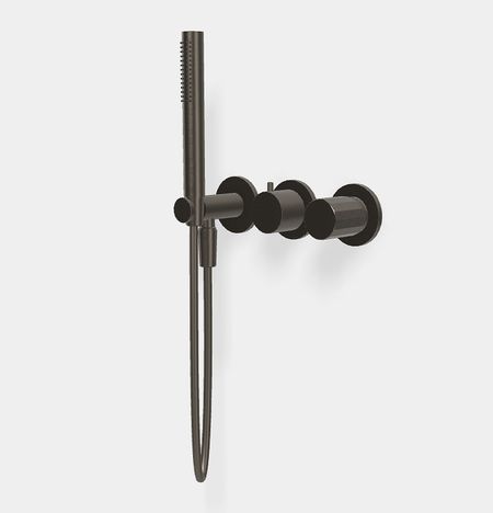 Смеситель для душа Fima Carlo Frattini Spillo Tech F3049TWX8VCS цвет Черный хром брашированный 160127₽