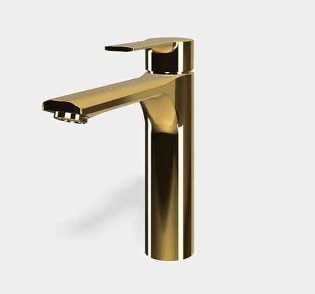 Смеситель для раковины Fima Carlo Frattini Mast F3131LOR с донным клапаном цвет Золото 53427₽