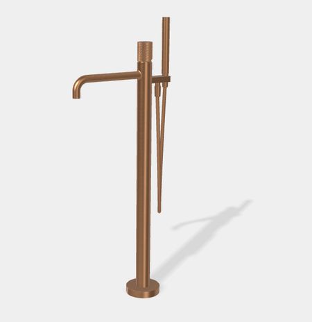 Смеситель для ванны Fima Carlo Frattini Spillo Tech F3034T6NGZS цвет Бронза брашированная янтарная 394207₽