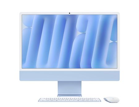 Apple iMac 24" with Retina 4.5K (M4 10C CPU / 10C GPU, 16GB, 1TB SSD, 2024) (Blue) (Z1EP000LL)