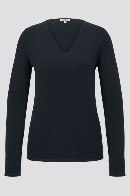 Пуловер из хлопка и вискозы TOM TAILOR 3749₽