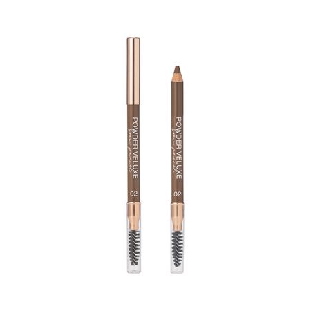 Карандаш для бровей VIVIENNE SABO POWDER VELUXE пудровый тон 02 Коричневый