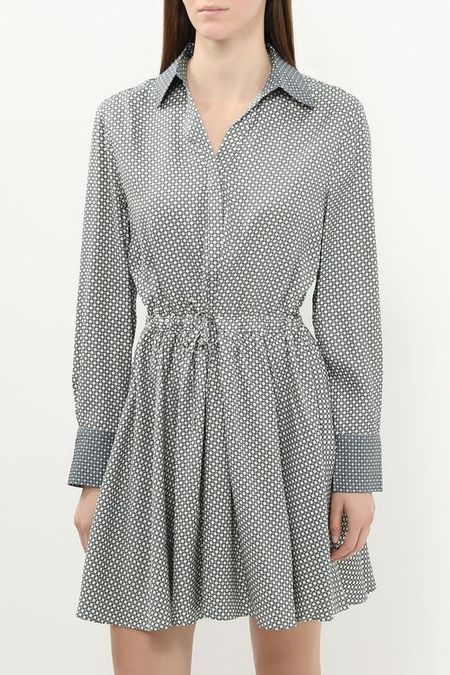 Платье-рубашка на кулиске с принтом Tommy Hilfiger 14990₽