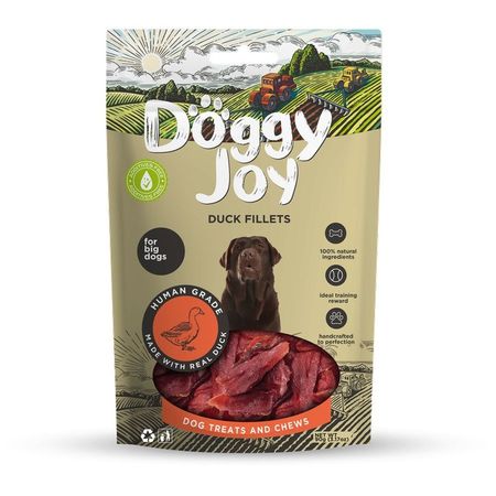 Doggy Joy лакомство для собак крупных пород УТИНЫЕ полоски - 90 г 287₽