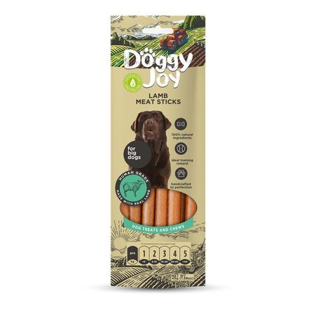 Doggy Joy лакомство для собак крупных пород мясные колбаски из ЯГНЕНКА - 45 г 156₽