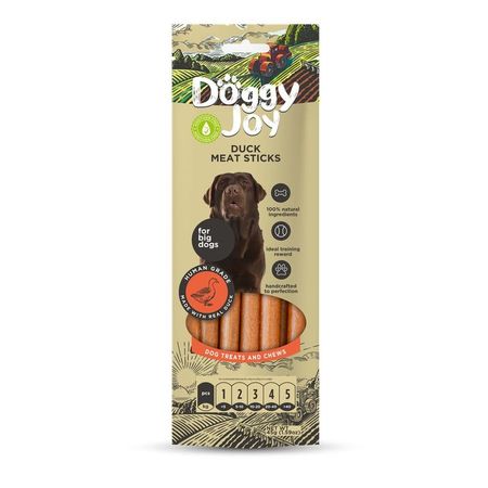 Doggy Joy лакомство для собак крупных пород мясные колбаски из УТКИ - 45 г 156₽