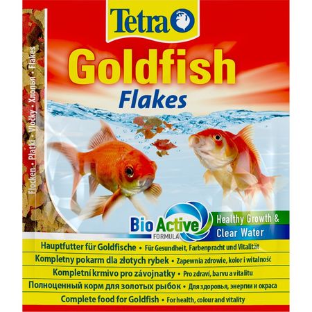 Tetra Goldfish корм для всех видов золотых рыбок в хлопьях - 12 г саше 94₽