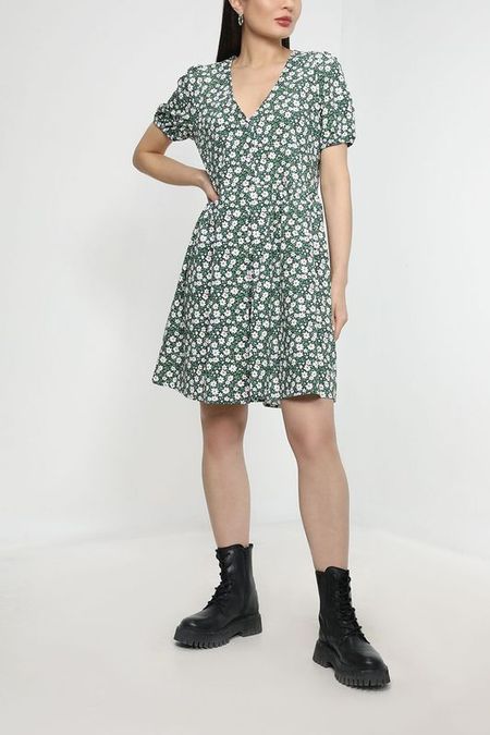 Короткое платье с цветочным принтом BELUCCI 1492₽