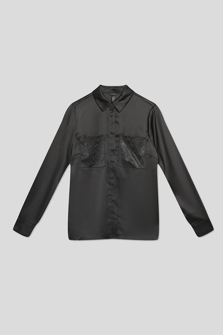 Рубашка атласная с карманами Guess 7710₽