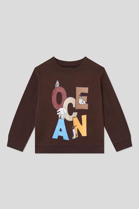 Свитшот хлопковый с принтом OVS 1320₽