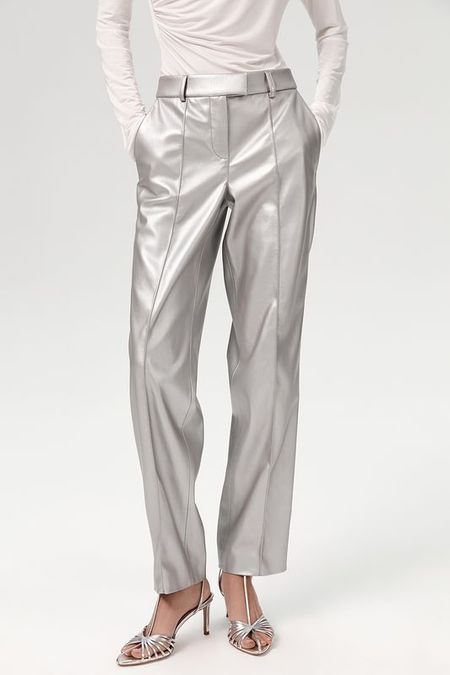 Брюки из экокожи со стрелками Fashion Rebels 11962₽