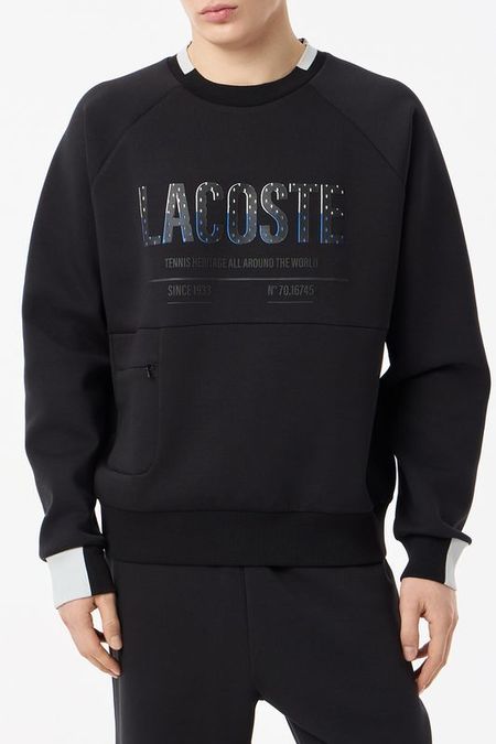 Свитшот хлопковый с логотипом Lacoste 21980₽