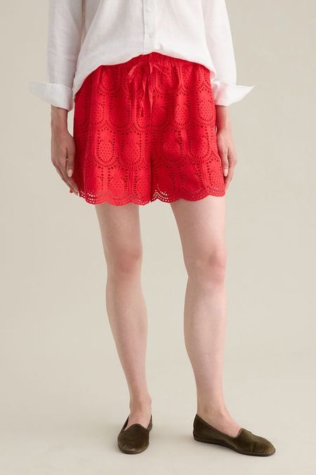 Шорты ажурные на кулиске Piombo