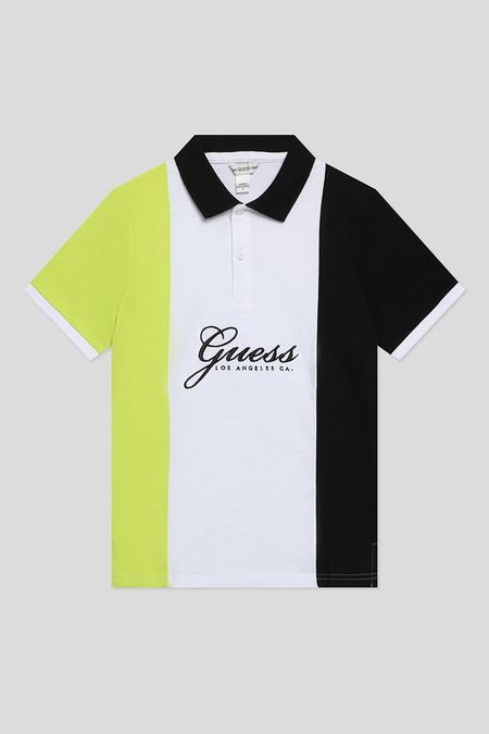 Поло хлопковое с логотипом Guess 2250₽