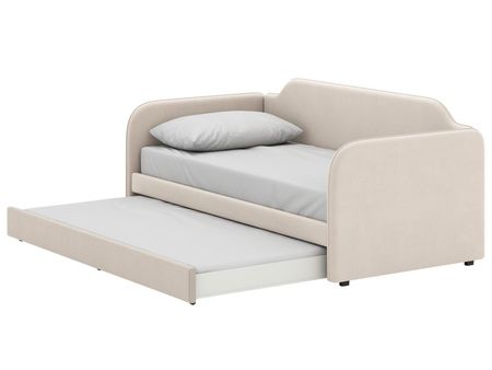 Кровать выдвижная детская divanru Велди 90 Велюр Светло-бежевый 44990₽