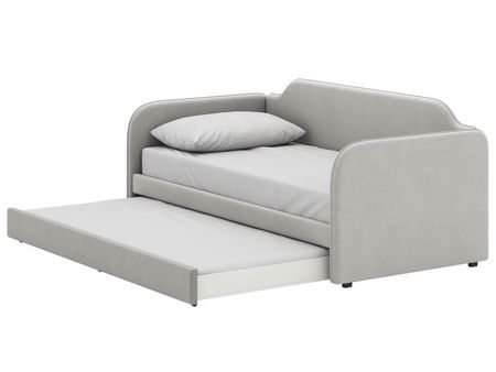 Кровать выдвижная детская divanru Велди 90 Велюр Серый 44990₽