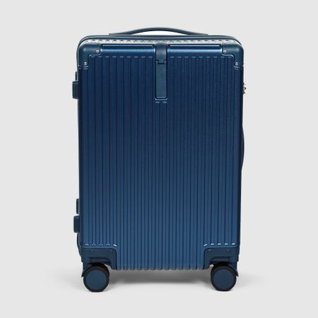 Чемодан Zhongshan Silk темно-синий 39х22,5х56 см