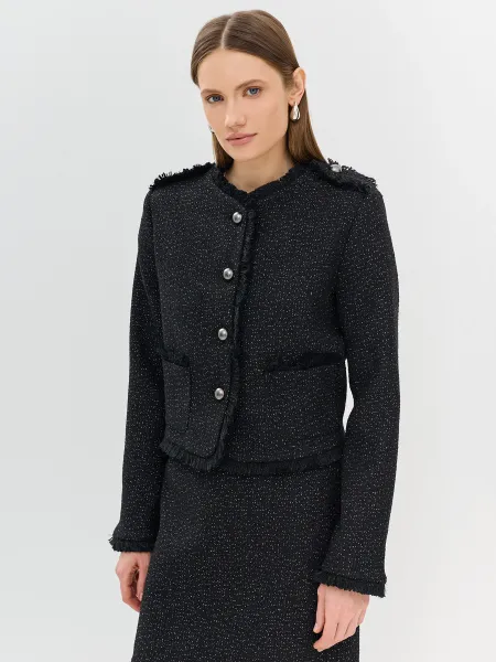 Укороченный жакет из твида SAVAGE 3999₽