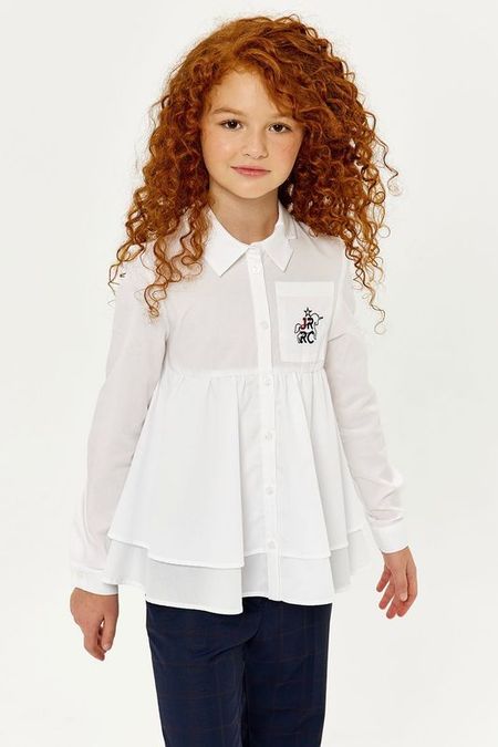 Хлопковая блуза с карманом Junior Republic 4890₽