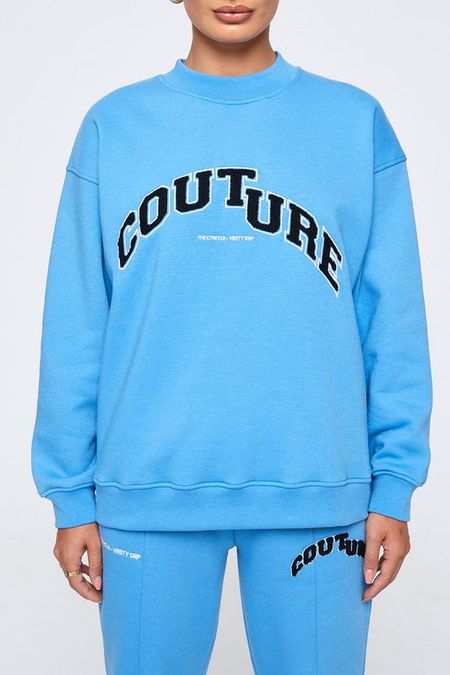 Свитшот с вышитым логотипом The Couture Club 2242₽