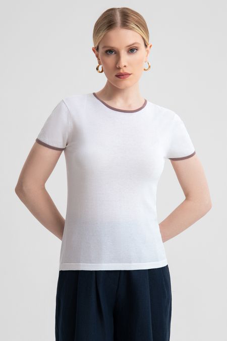 Футболка из хлопка шелка и льна 4990₽