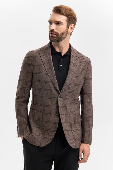 Пиджак Limited edition из шерсти льна и хлопка 0₽