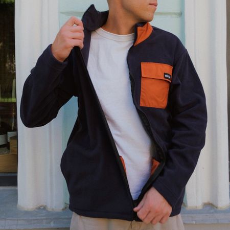 Флиска Kusto Fleece Full Zip Navy 5250₽