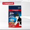 Сухой корм Felix «Двойная вкуснятина» для кошек, мясо