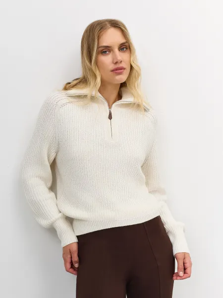 Свитер с отложным воротником на молнии SAVAGE 4299₽