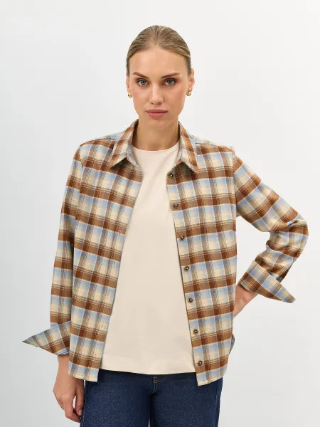 Рубашка в яркую клетку SAVAGE 5399₽