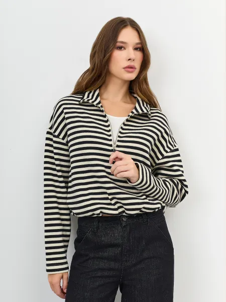 Джемпер в контрастную полоску SAVAGE 4499₽