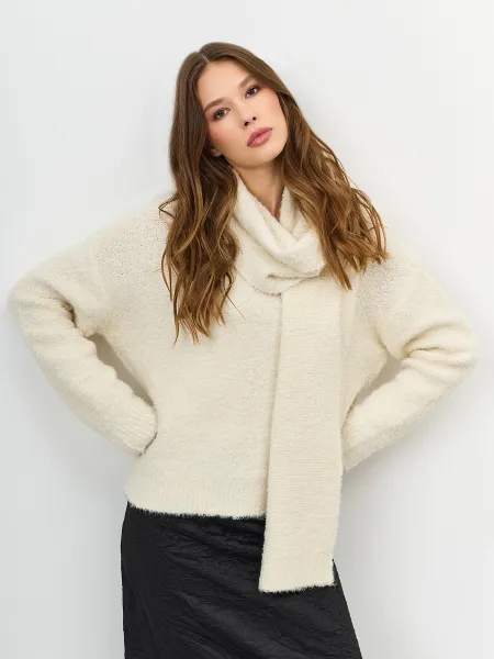 Свитер с объемным шарфом SAVAGE 2999₽