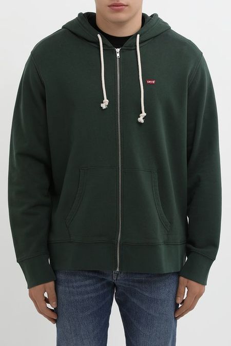 Толстовка хлопковая на молнии LEVIS 8390₽