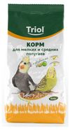 Корм для мелких с средних попугаев Triol с фруктами