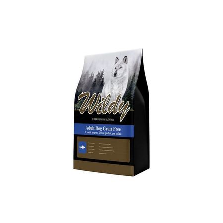 Wildy Adult Dog Grain Free сухой корм для собак с белой рыбой - 3 кг 1739₽