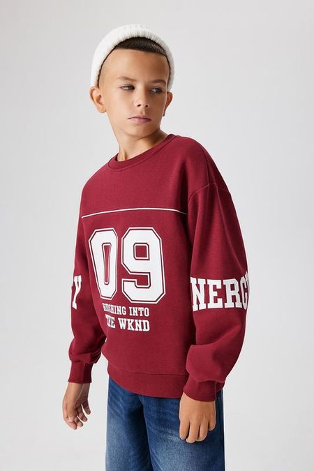 Свитшот хлопковый с принтом ACOOLA 1800₽