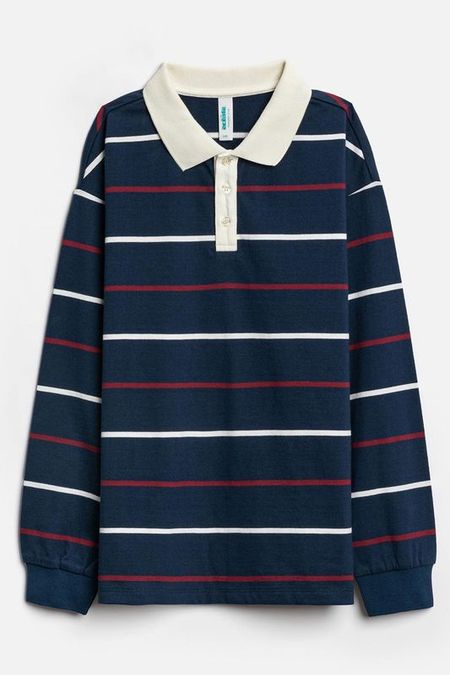 Поло хлопковое в полоску ACOOLA 1410₽