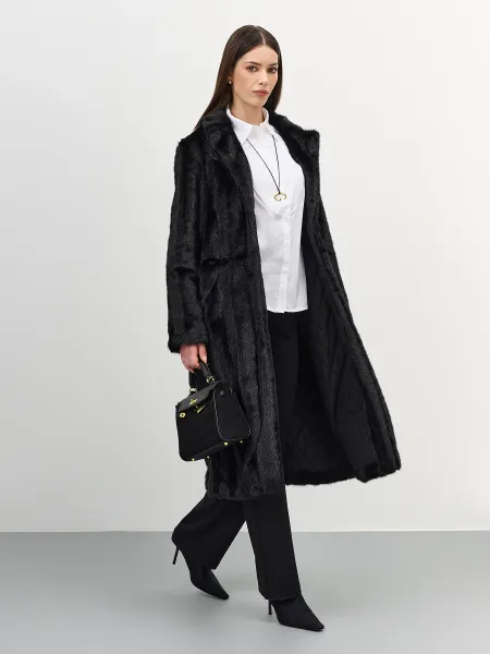 Шуба из искуственного меха норки SAVAGE 11899₽