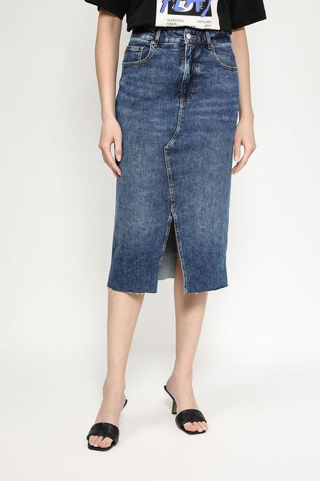 Юбка джинсовая с разрезом BOSS 6590₽