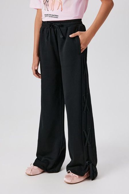 Брюки хлопковые на кулиске на завязках по бокам ACOOLA 1575₽