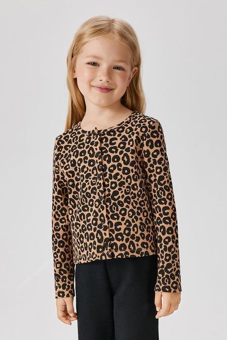 Кардиган хлопковый с принтом ACOOLA 975₽