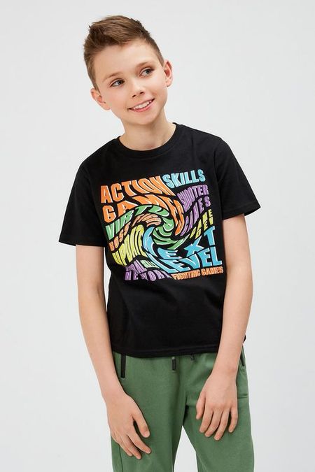 Футболка хлопковая с принтом ACOOLA 487₽