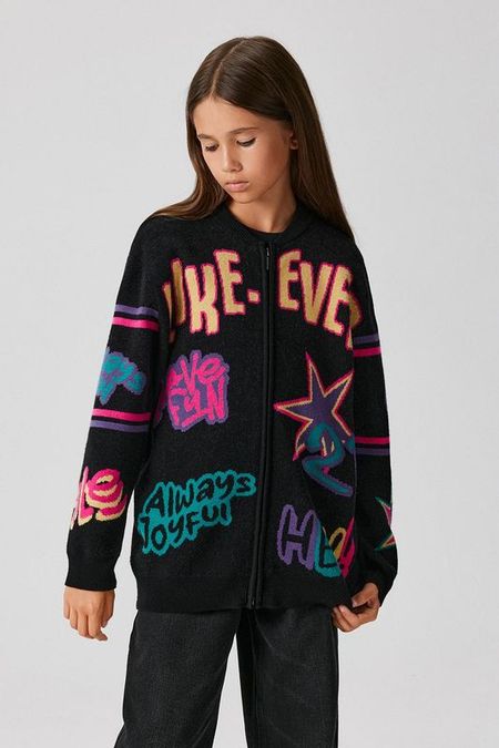 Кардиган на молнии свободного кроя ACOOLA 1920₽