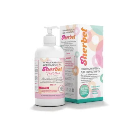Ополаскиватель Sherbet концентрат фруктовый пунш 330 мл 2490₽