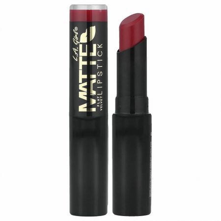 L.A. Girl, Губная помада Matte Flat Velvet, оттенок Bite Me, 3 г