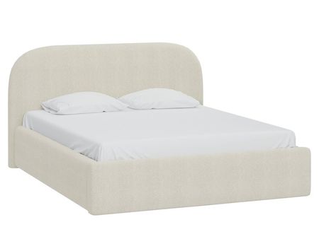 Кровать divanru Кевия 140 Bucle Milk 65990₽