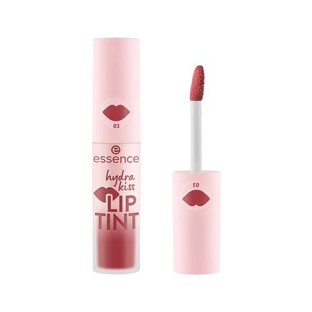 Тинт для губ ESSENCE HYDRA KISS LIP TINT с сияющим финишем тон 03 Rosy blossom