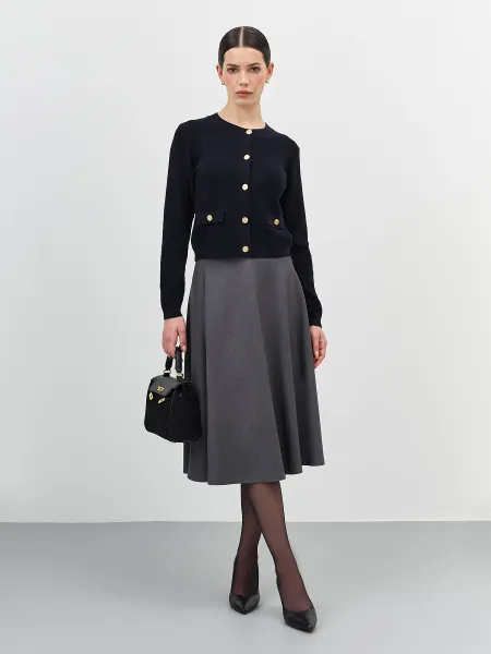 Юбка миди А-силуэта SAVAGE 4199₽